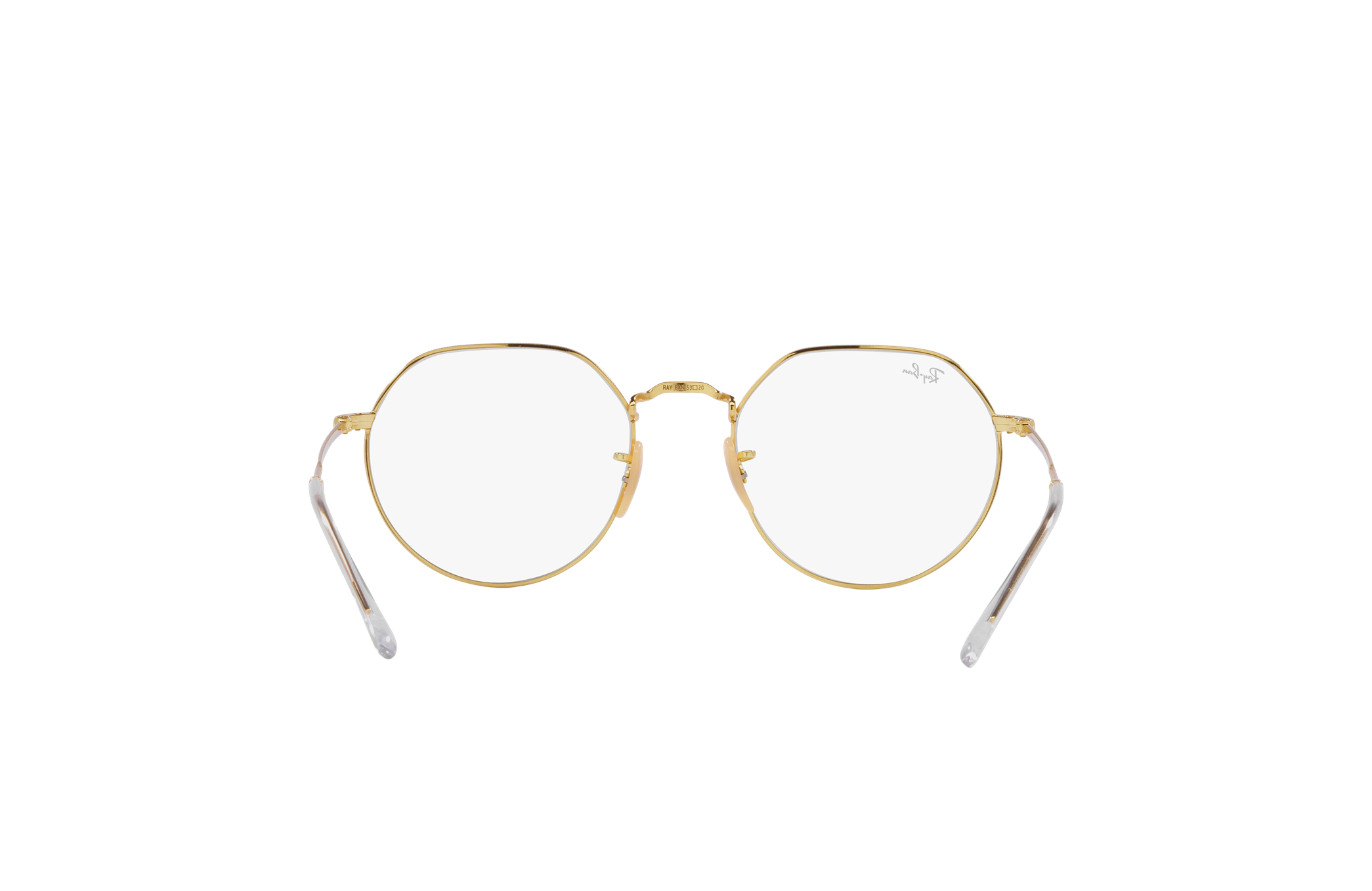 Ray-Ban JACK TRANSITIONS® Gold Adaptive Lenses Glasses Ray-Ban