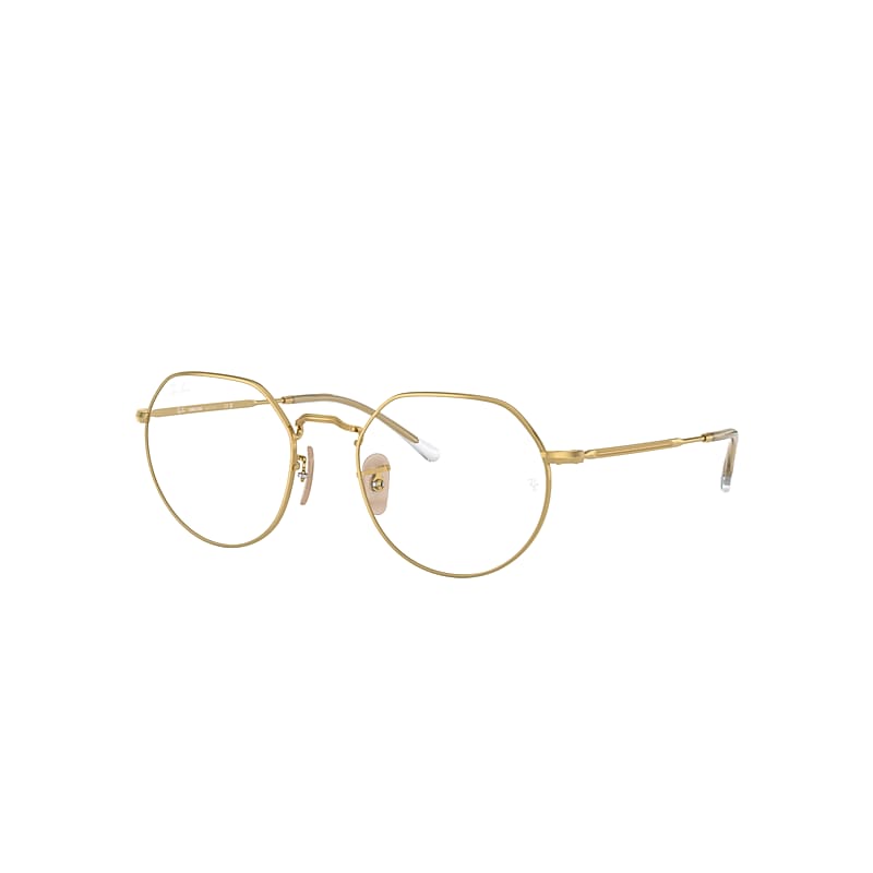 Ray Ban Jack Transitions® Sunglasses Gold Frame Clear Lenses 53-20