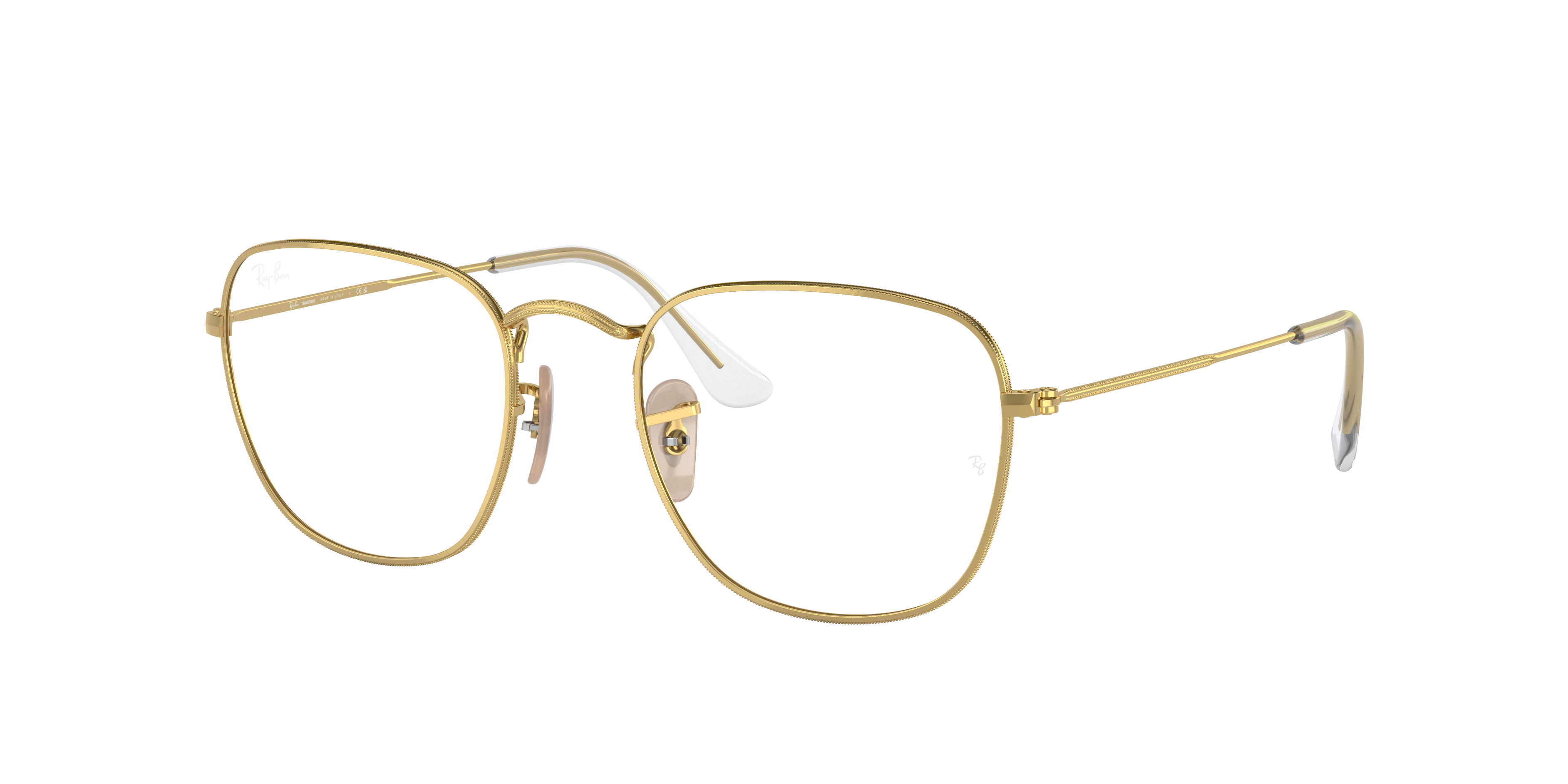 Frank Transitions® Sunglasses in Gold and Clear/Grey | Ray-Ban®