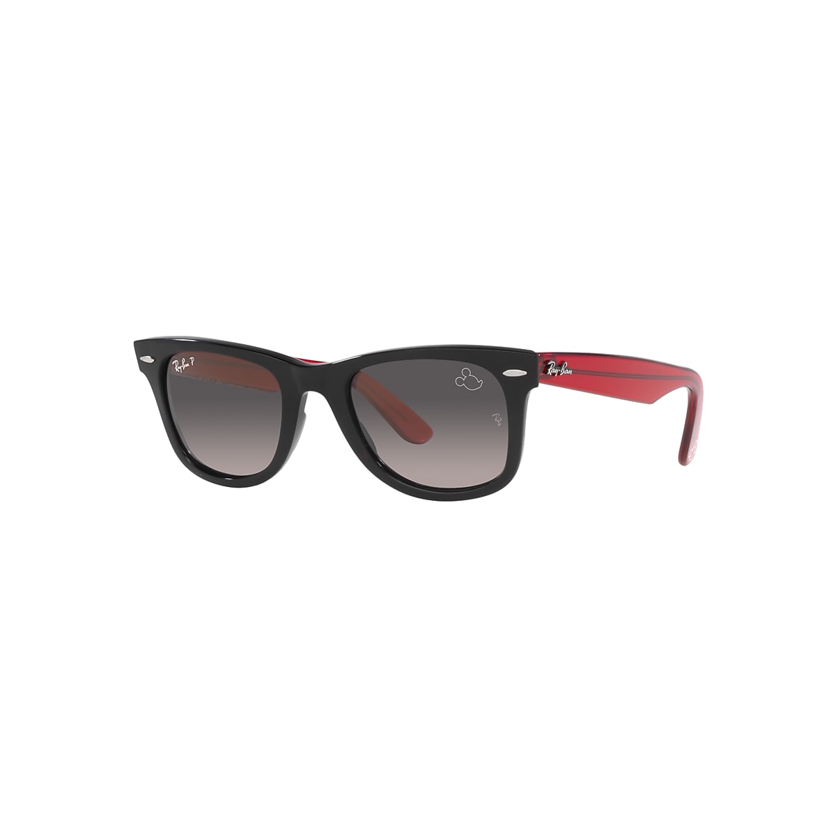 RB2140 WAYFARER MICKEY J22 Sunglasses in Black and Grey RB2140 WAYFARER MICKEY J22 Sunglasses in Black and Grey