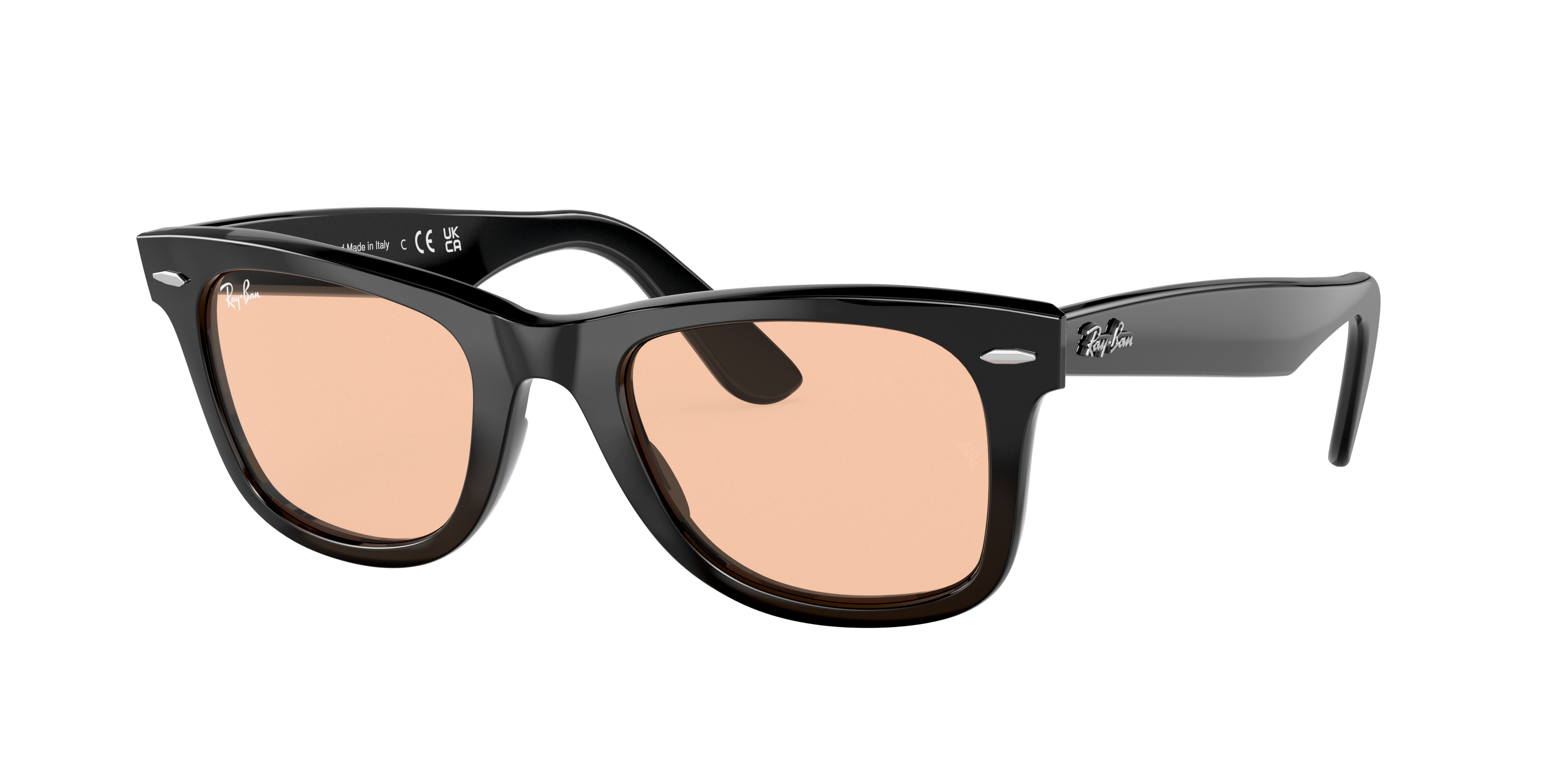 Original Wayfarer Washed Lenses Sunglasses in Black and Pink | Ray-Ban®