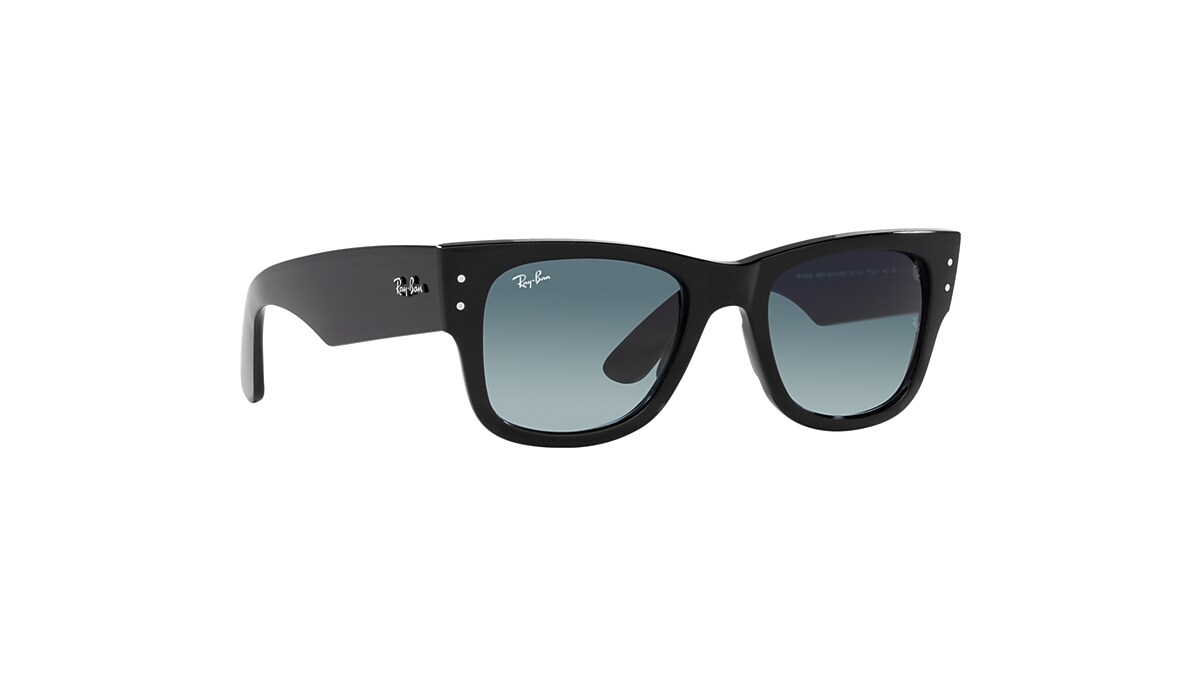 MEGA WAYFARER LIMITED Sunglasses in Black and Blue/Grey