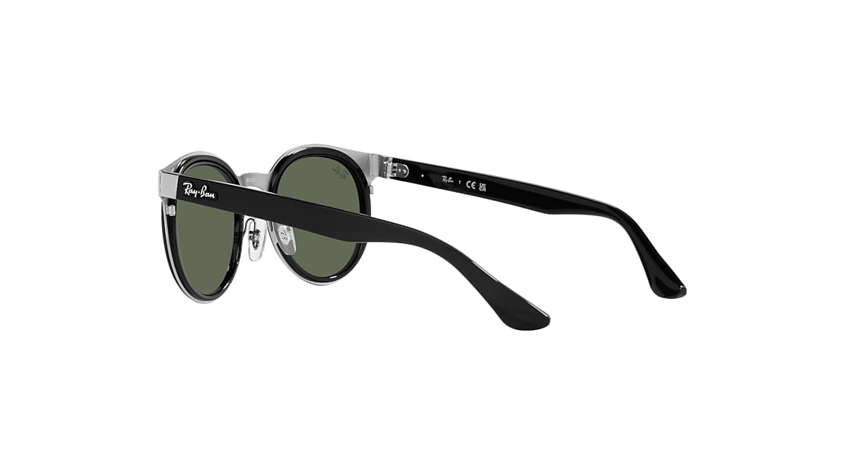 BONNIE Sunglasses in Black On Silver and Dark Green - RB3710 | Ray 