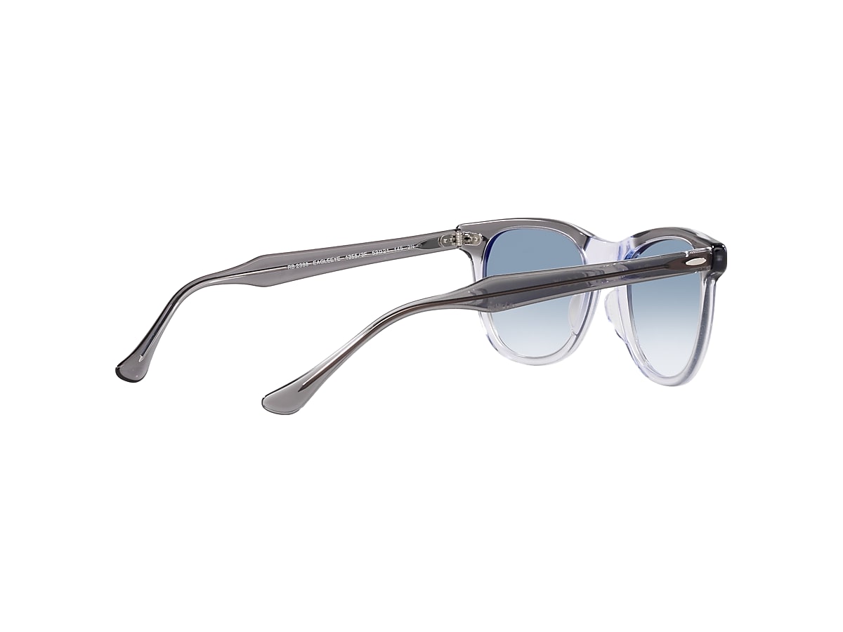 EAGLE EYE Sunglasses in Grey On Transparent and Blue - RB2398