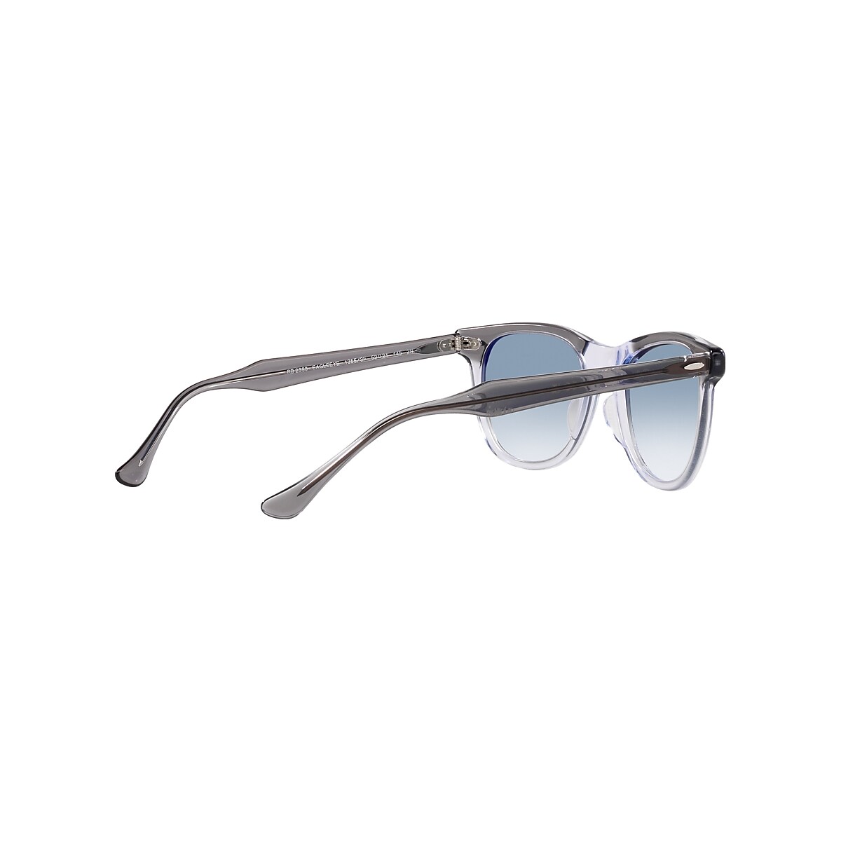 EAGLE EYE Sunglasses in Grey On Transparent and Blue - RB2398 