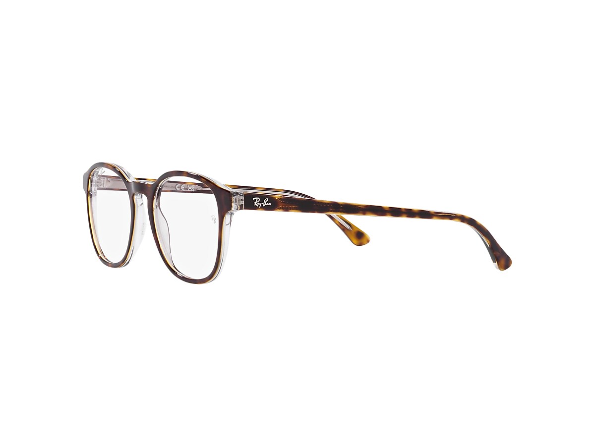 RB5417 OPTICS Eyeglasses with Havana On Transparent Frame - RB5417 