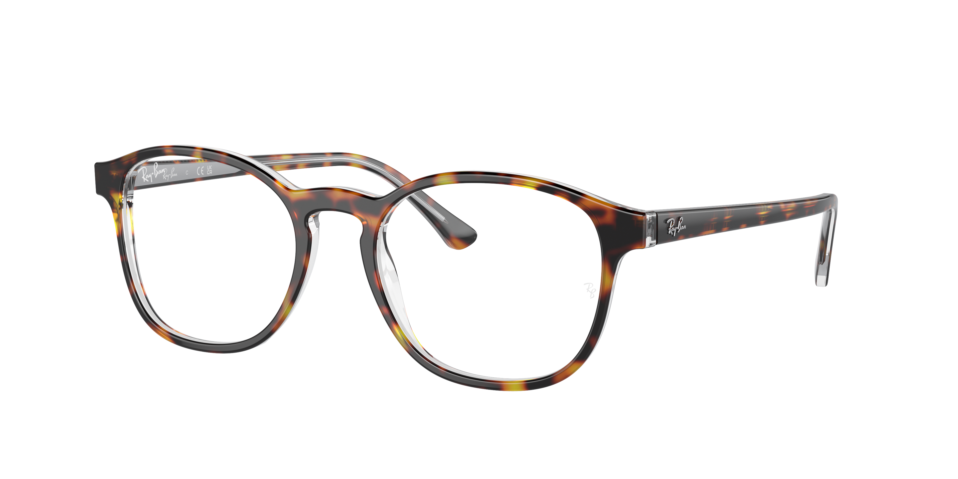 Rb5417 Optics Eyeglasses with Havana On Transparent Frame | Ray-Ban®