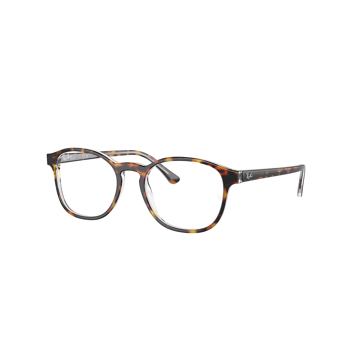 RB5417 OPTICS Eyeglasses with Havana On Transparent Frame 