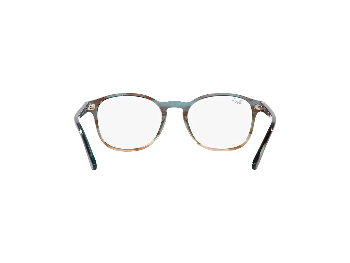 RB5417 OPTICS Eyeglasses with Striped Blue & Green Frame - RB5417 