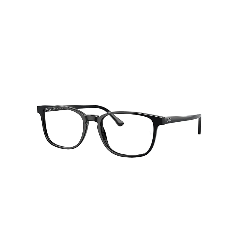 Ray Ban Eyeglasses Unisex Rb5418 Optics - Black Frame Clear Lenses Polarized 56-19