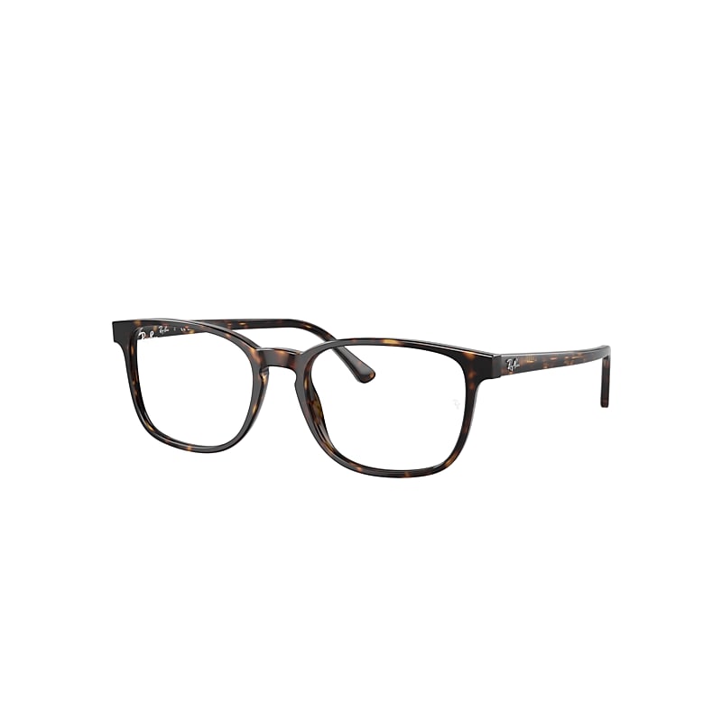 Ray Ban Eyeglasses Unisex Rb5418 Optics - Havana Frame Clear Lenses Polarized 56-19
