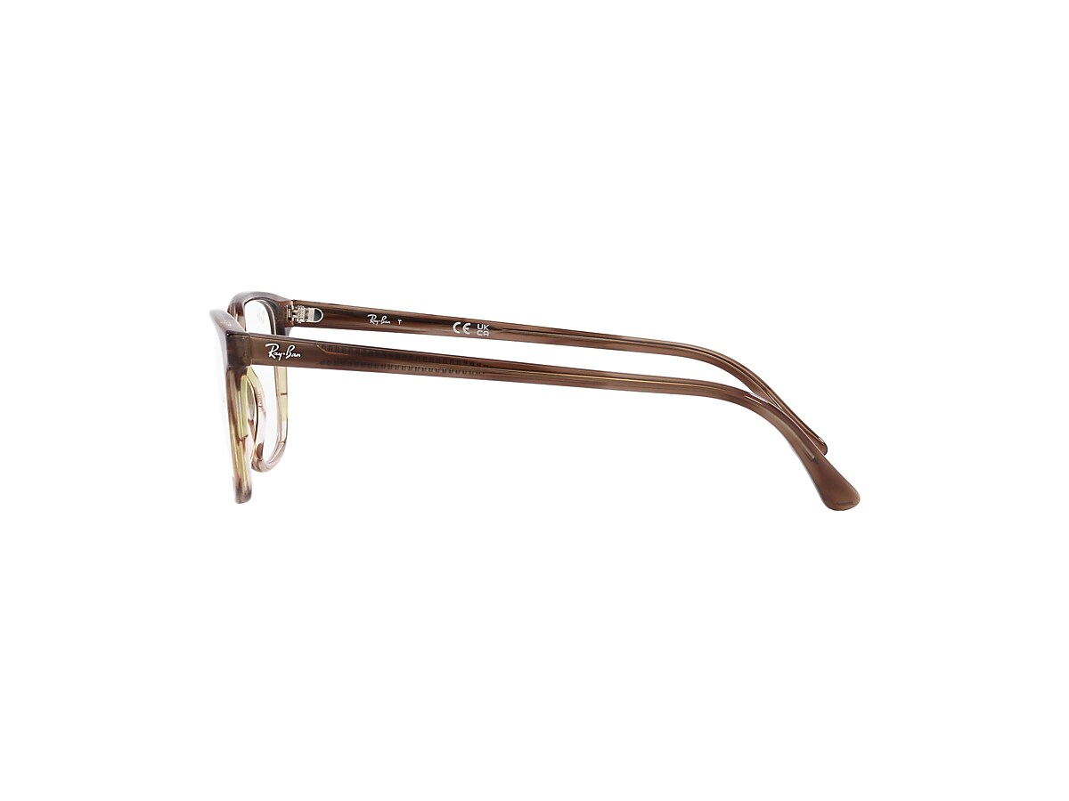 RB5418 OPTICS Eyeglasses with Striped Brown & Green Frame - RB5418 