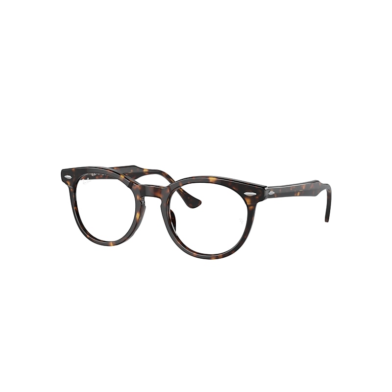 Ray Ban Eyeglasses Unisex Eagle Eye Optics - Havana Frame Clear Lenses Polarized 49-21