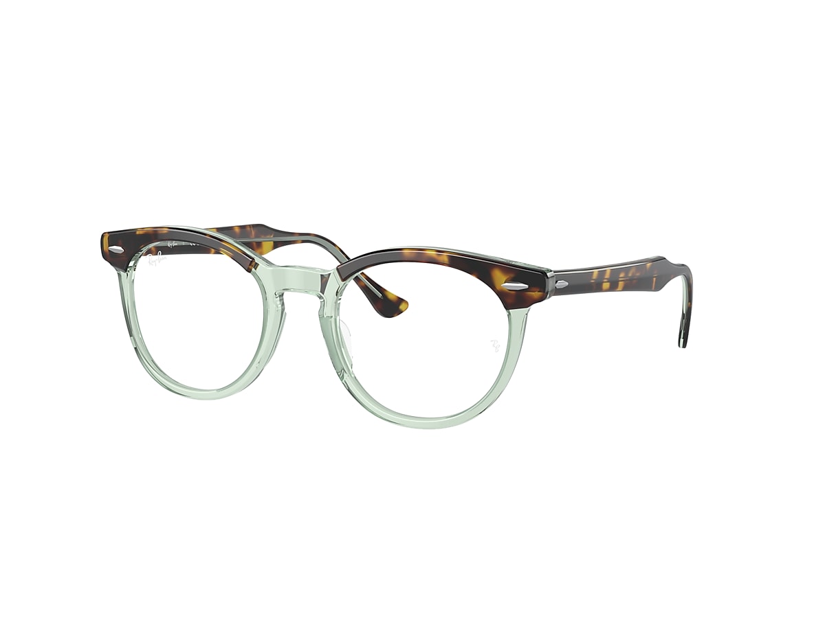 EAGLE EYE OPTICS Eyeglasses with Havana On Transparent Green Frame 