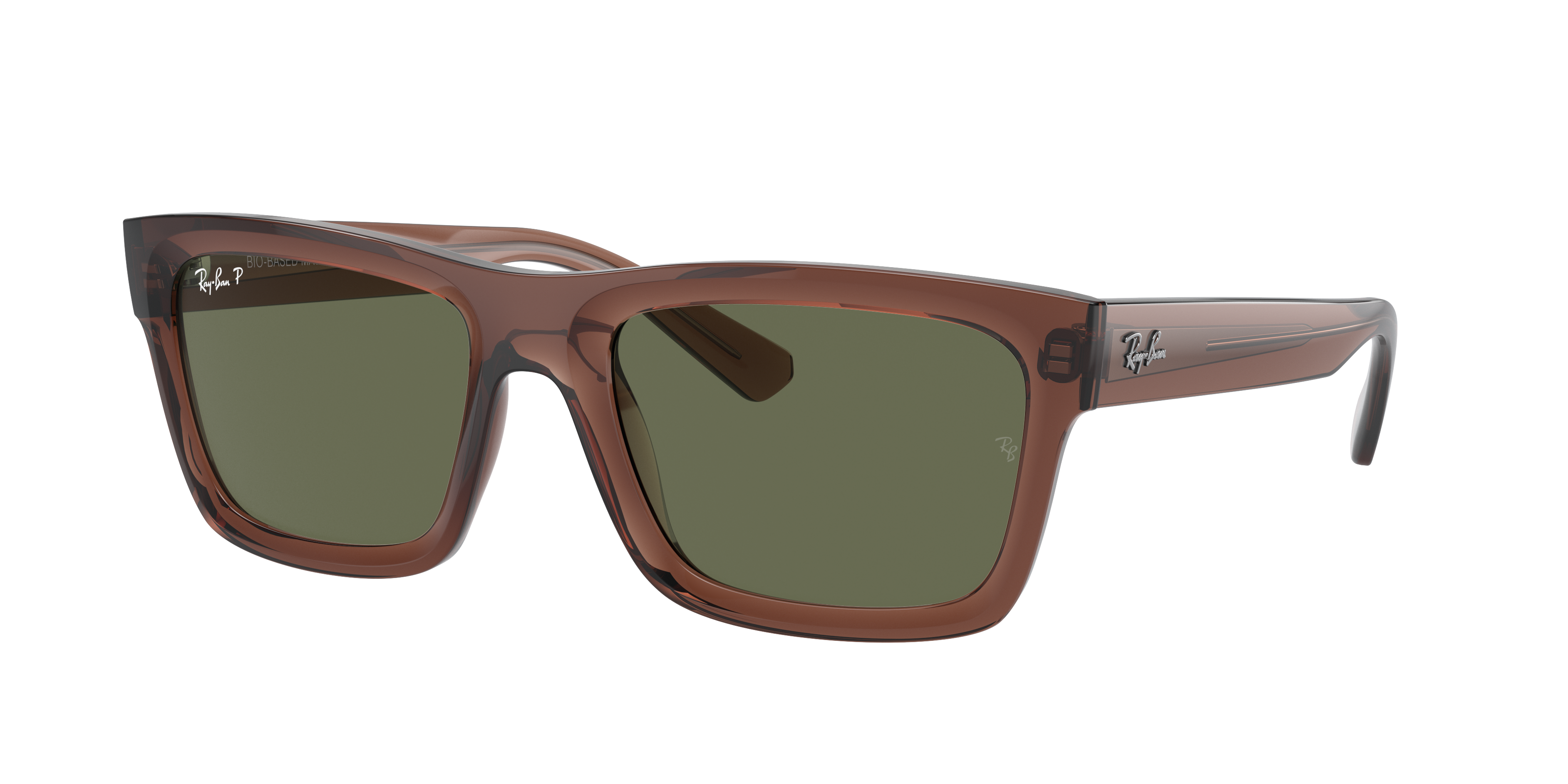 WARREN BIO-BASED Sunglasses in Black and Dark Green - RB4396 WARREN BIO-BASED Sunglasses in Black and Dark Green - RB4396