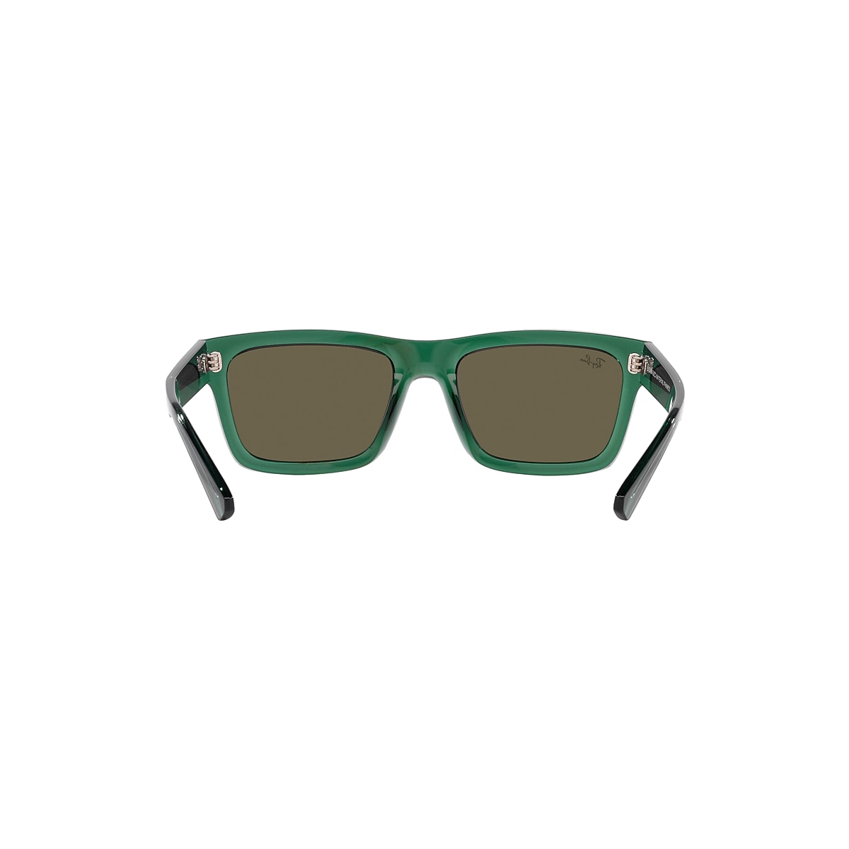 WARREN BIO-BASED Sunglasses in Transparent Green and Brown