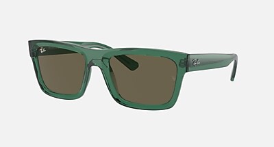 WARREN BIO BASED Sunglasses in Black and Dark Green RB4396 Ray Ban