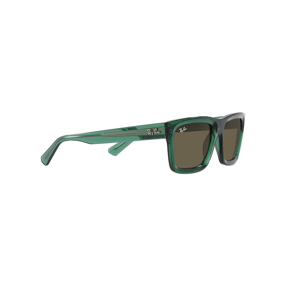 WARREN BIO-BASED Sunglasses in Transparent Green and Brown WARREN BIO-BASED Sunglasses in Transparent Green and Brown