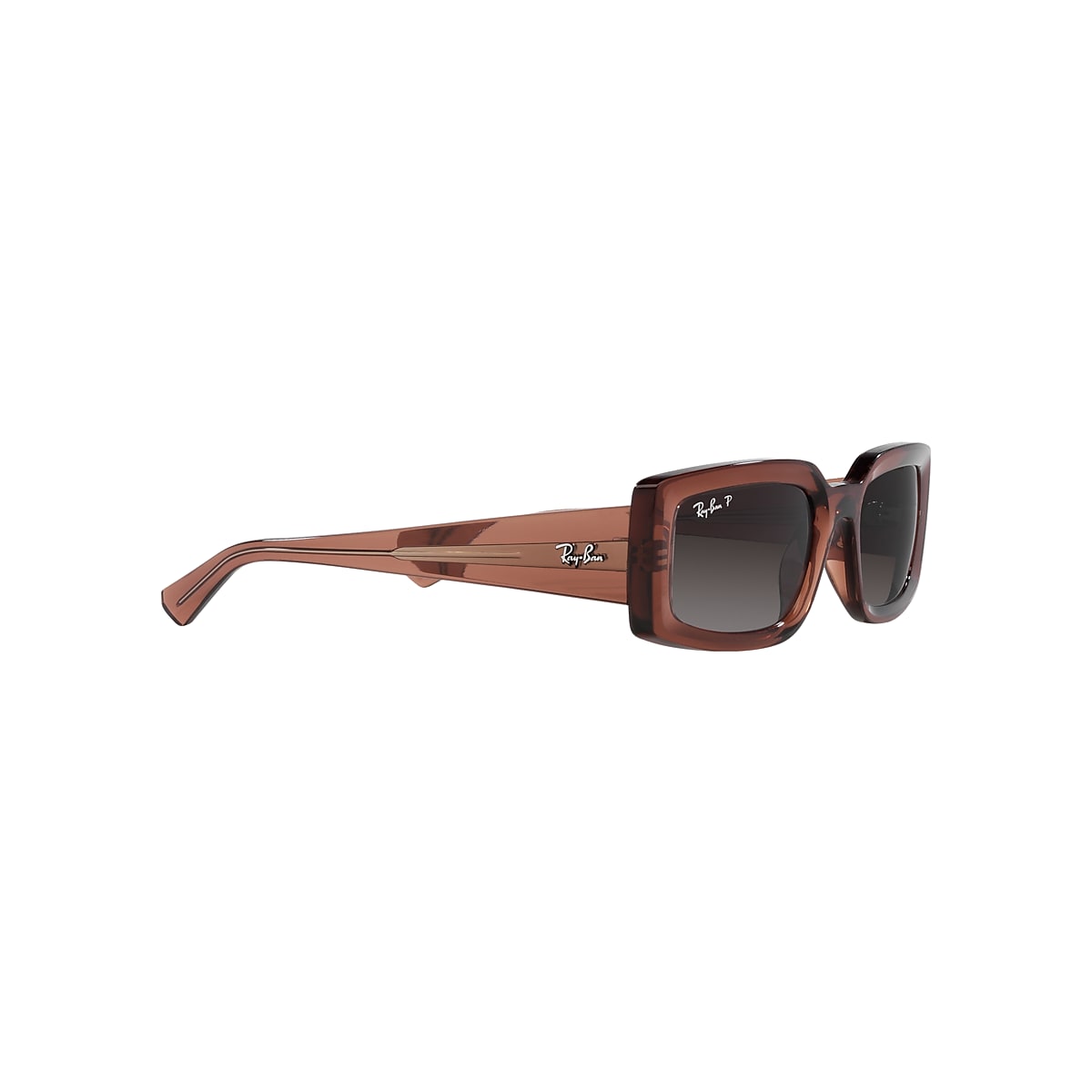 KILIANE BIO-BASED Sunglasses in Transparent Brown and Grey