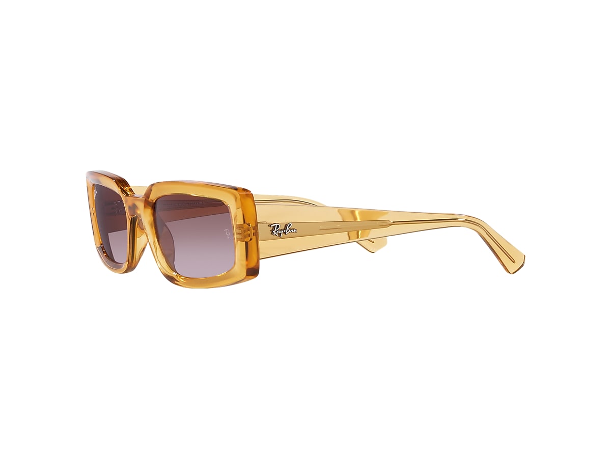 Kiliane Bio-based Sunglasses in Transparent Yellow and Violet 