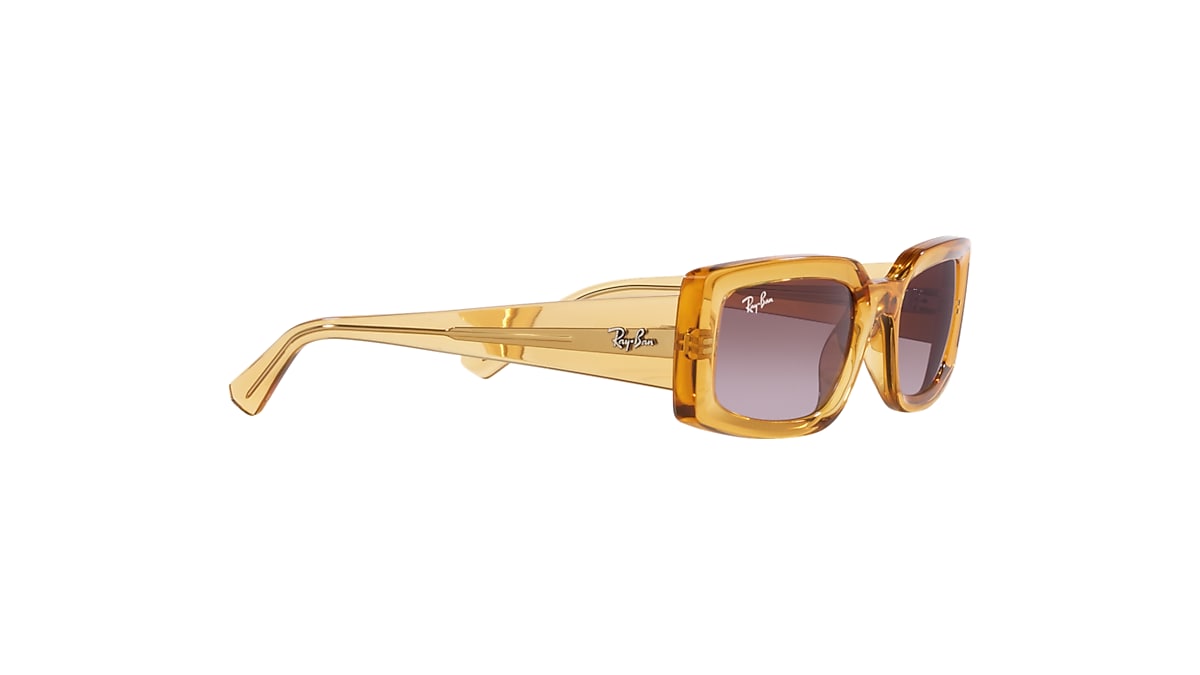 KILIANE BIO-BASED Sunglasses in Transparent Yellow and Violet