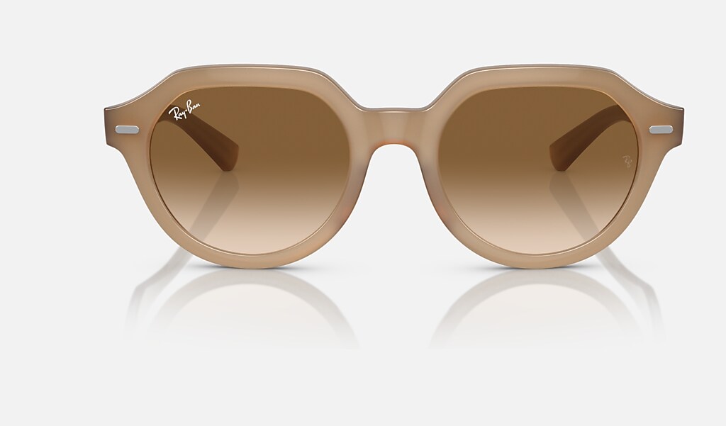 Gina Sunglasses in Turtledove and Brown | Ray-Ban®