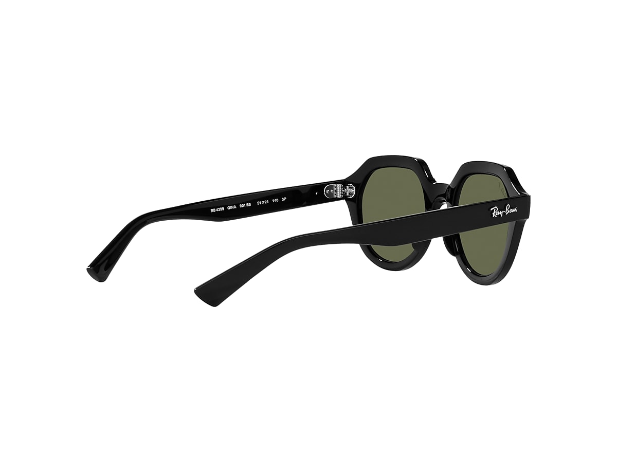 GINA Sunglasses in Black and Green - RB4399 | Ray-Ban® US GINA Sunglasses in Black and Green - RB4399 | Ray-Ban® US