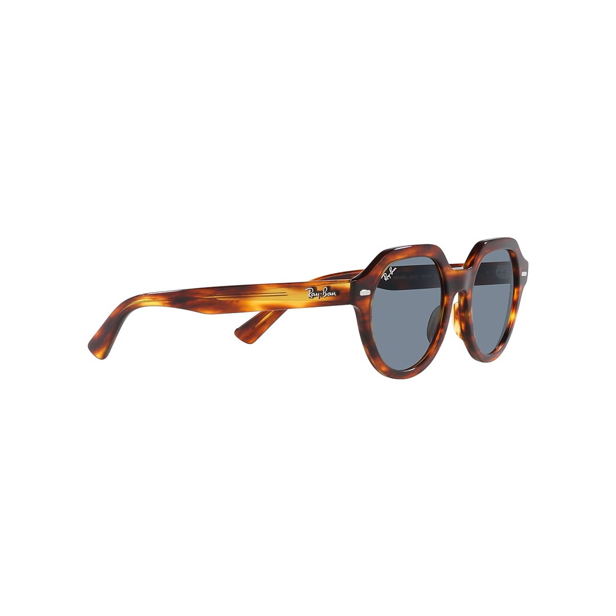 GINA Sunglasses in Striped Havana and Blue - RB4399 | Ray GINA Sunglasses in Striped Havana and Blue - RB4399 | Ray