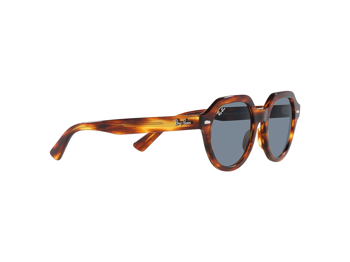 RayBan GINA フレーム/STRIPED HAVANA レンズ/BLUE RayBan GINA フレーム/STRIPED HAVANA レンズ/BLUE - メルカリ