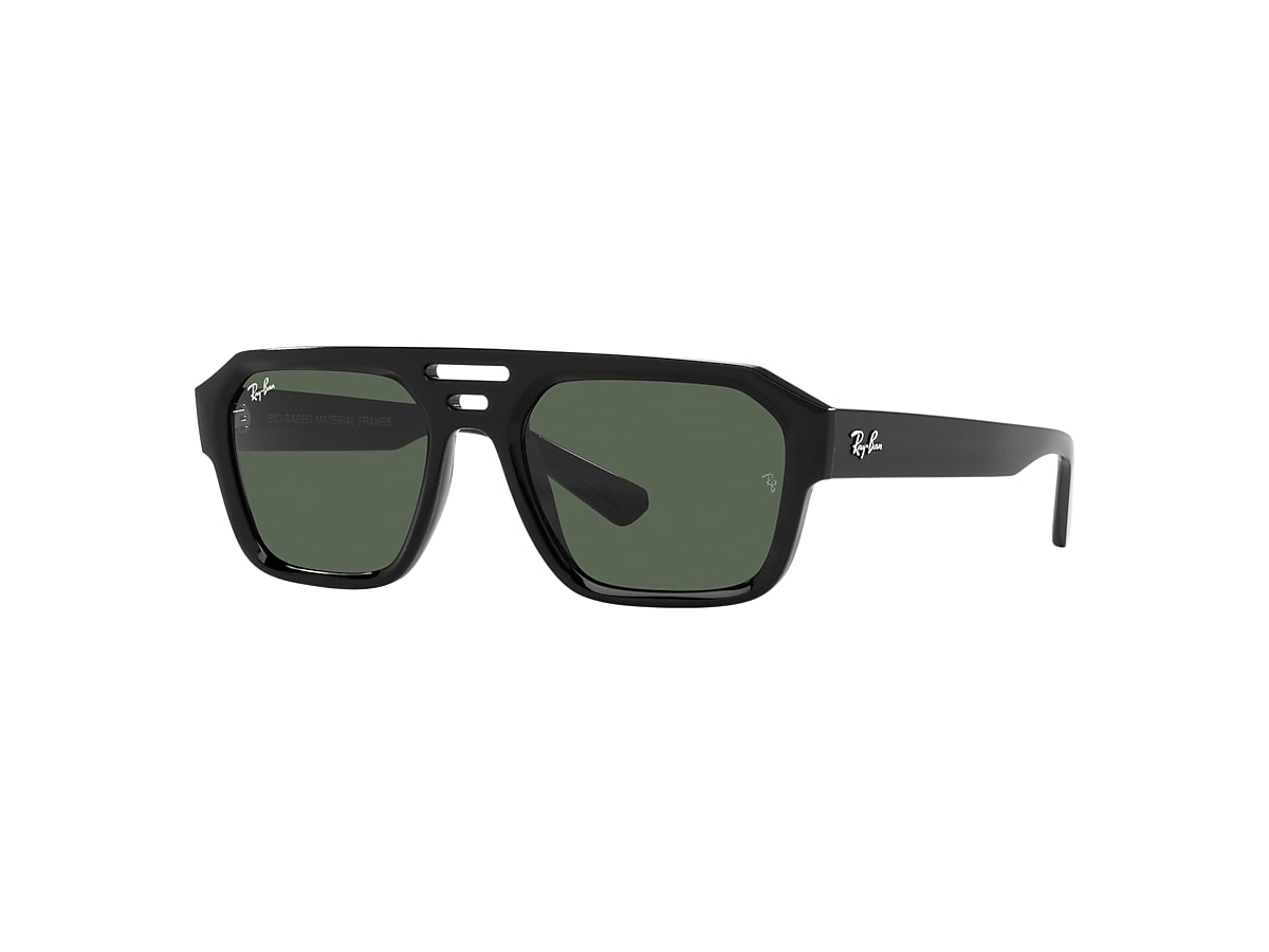 CORRIGAN BIO-BASED Sunglasses in Black and Green - RB4397 | Ray