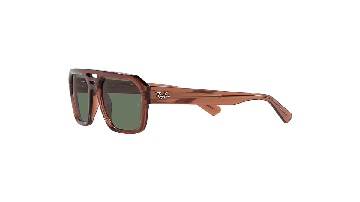 CORRIGAN BIO-BASED Sunglasses in Transparent Brown and Dark