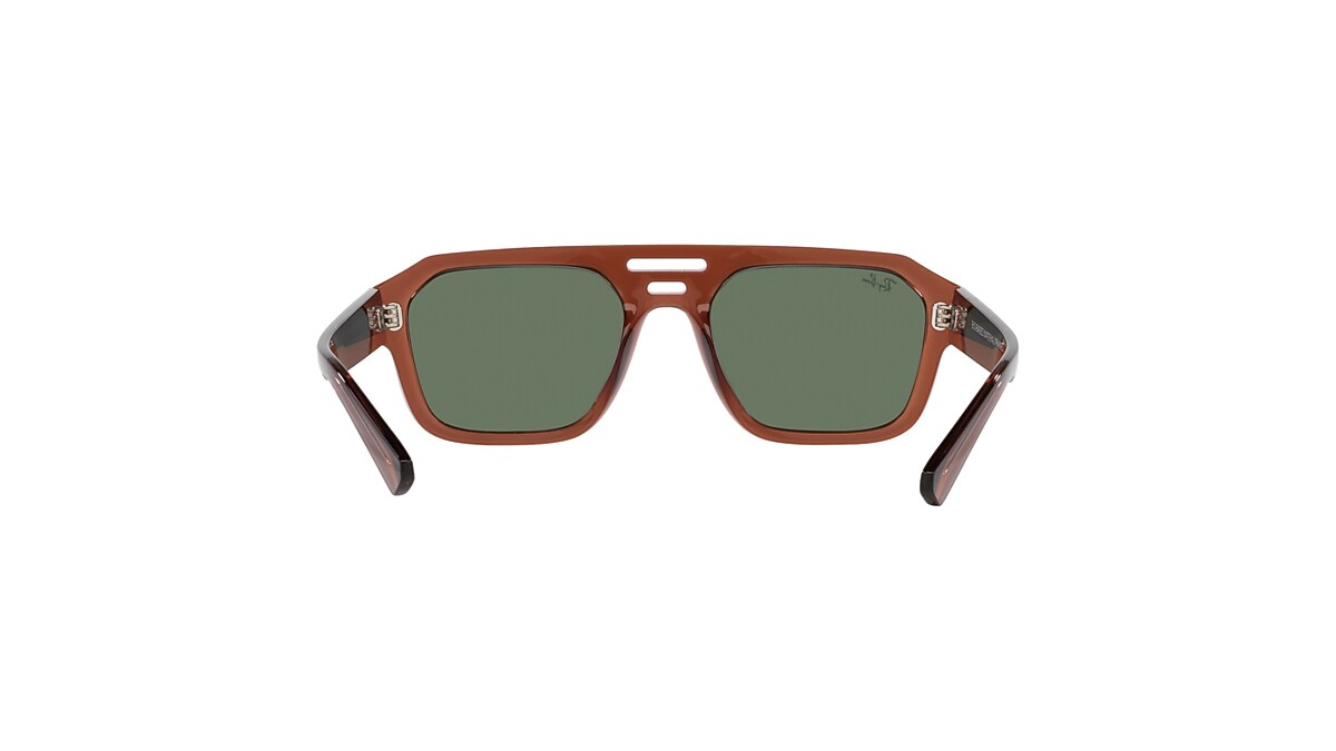 CORRIGAN BIO-BASED Sunglasses in Transparent Brown and Dark