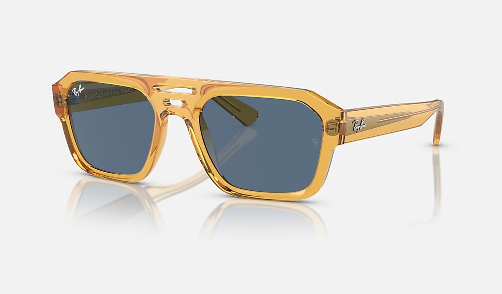4 Yellow frame sunglasses by louis vuitton Stock Pictures
