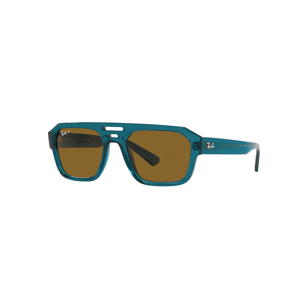 CORRIGAN BIO-BASED Sunglasses in Transparent Light Blue and