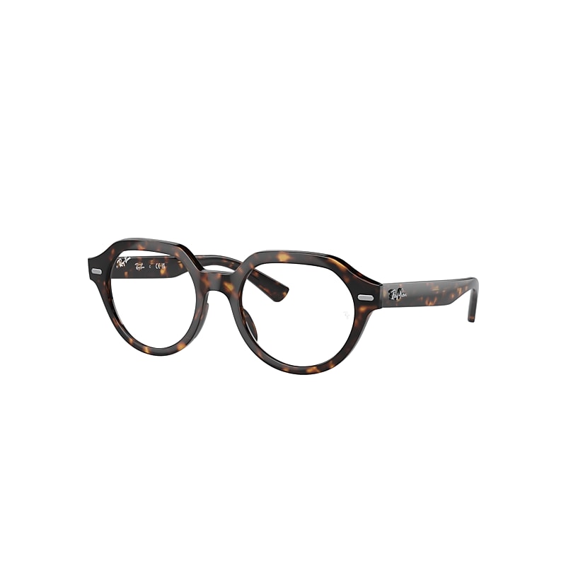 Ray Ban Eyeglasses Unisex Gina Optics - Havana Frame Clear Lenses Polarized 49-20