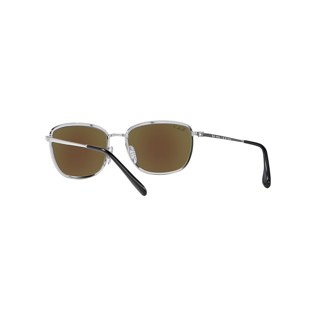 RB3705 CHROMANCE Sunglasses in Black On Silver and Grey - RB3705