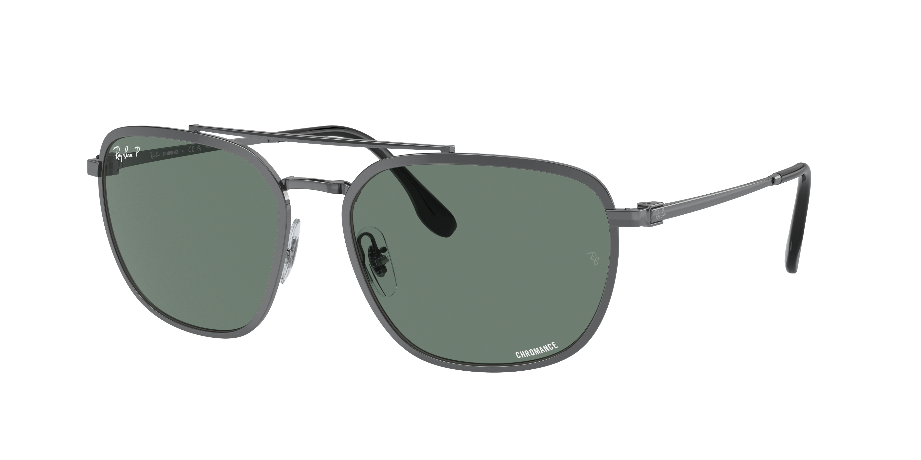 Rb3708 Chromance Sonnenbrillen in Gunmetal und Grau RayBan®