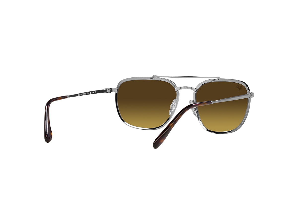 RB3708 Sunglasses in Gunmetal and Brown - RB3708 | Ray-Ban