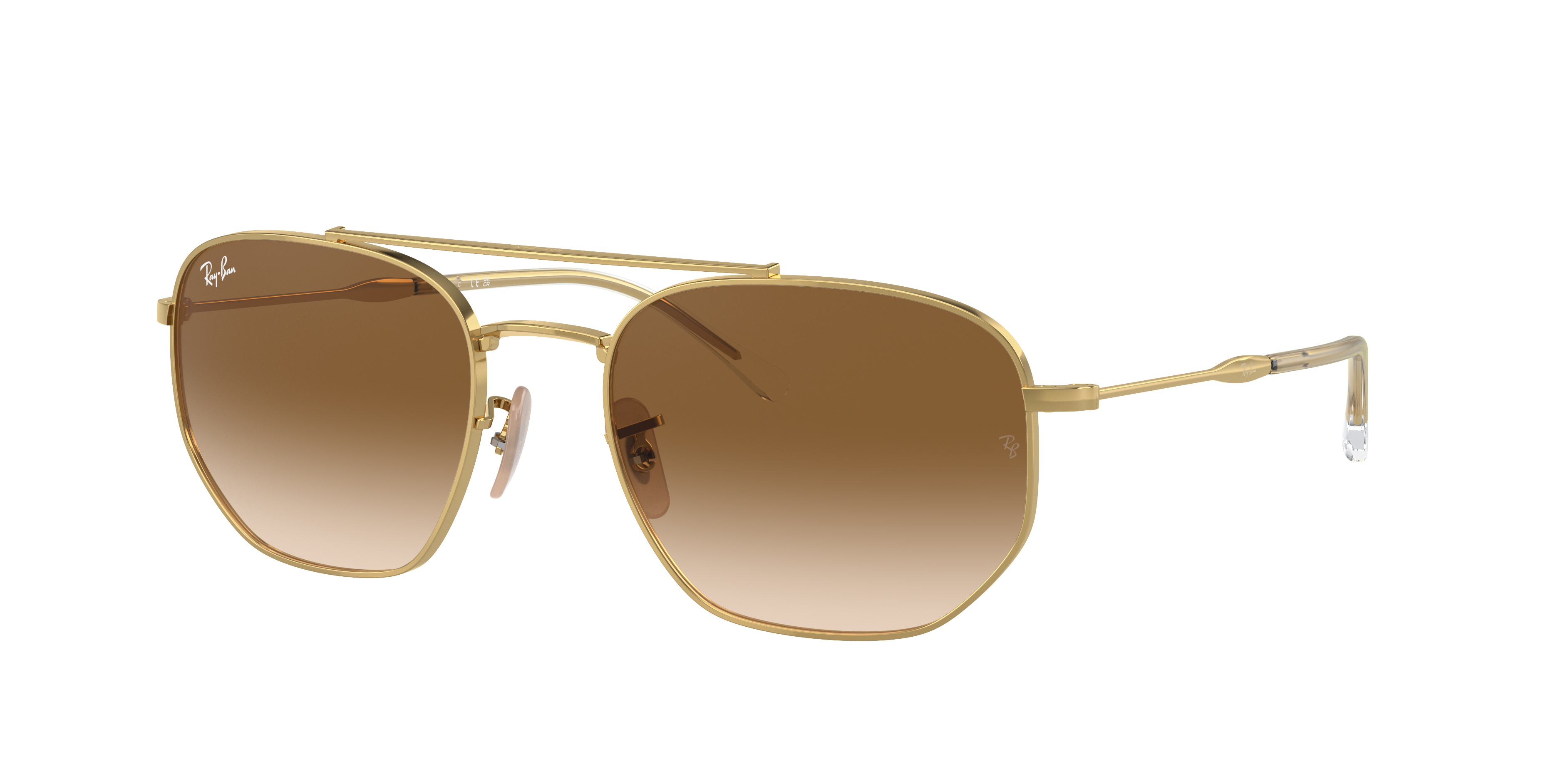 Rb3707 Sunglasses In Arista Gold And Brown RB3707 Ray Ban rb3707-sunglasses-in-arista-gold-and-brown-rb3707-ray-ban