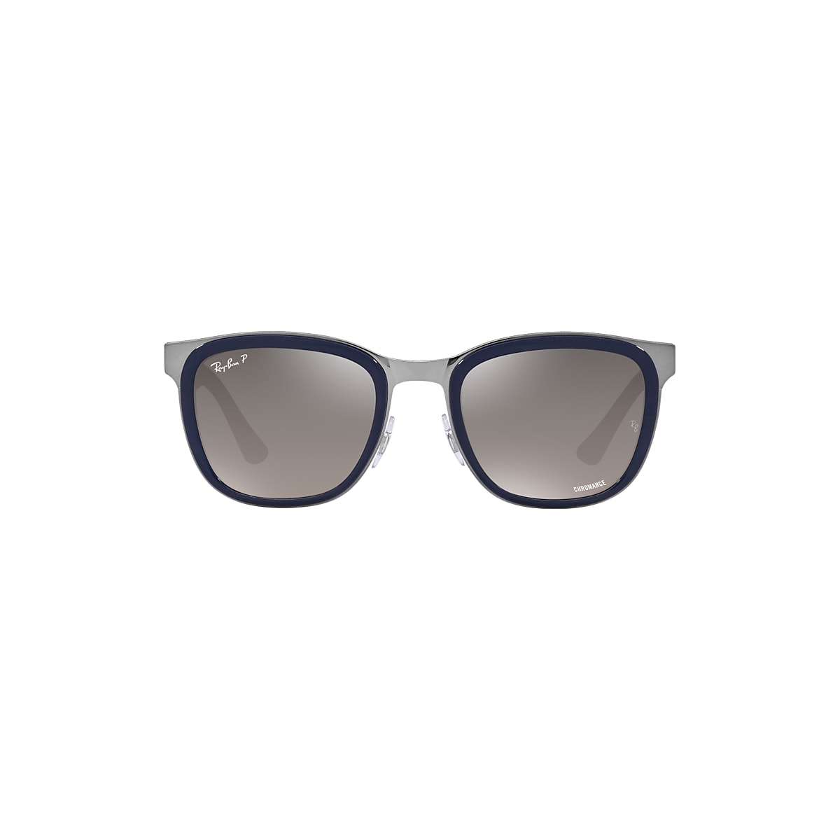 CLYDE Sunglasses in Blue On Gunmetal and Silver - RB3709 | Ray-Ban® EU