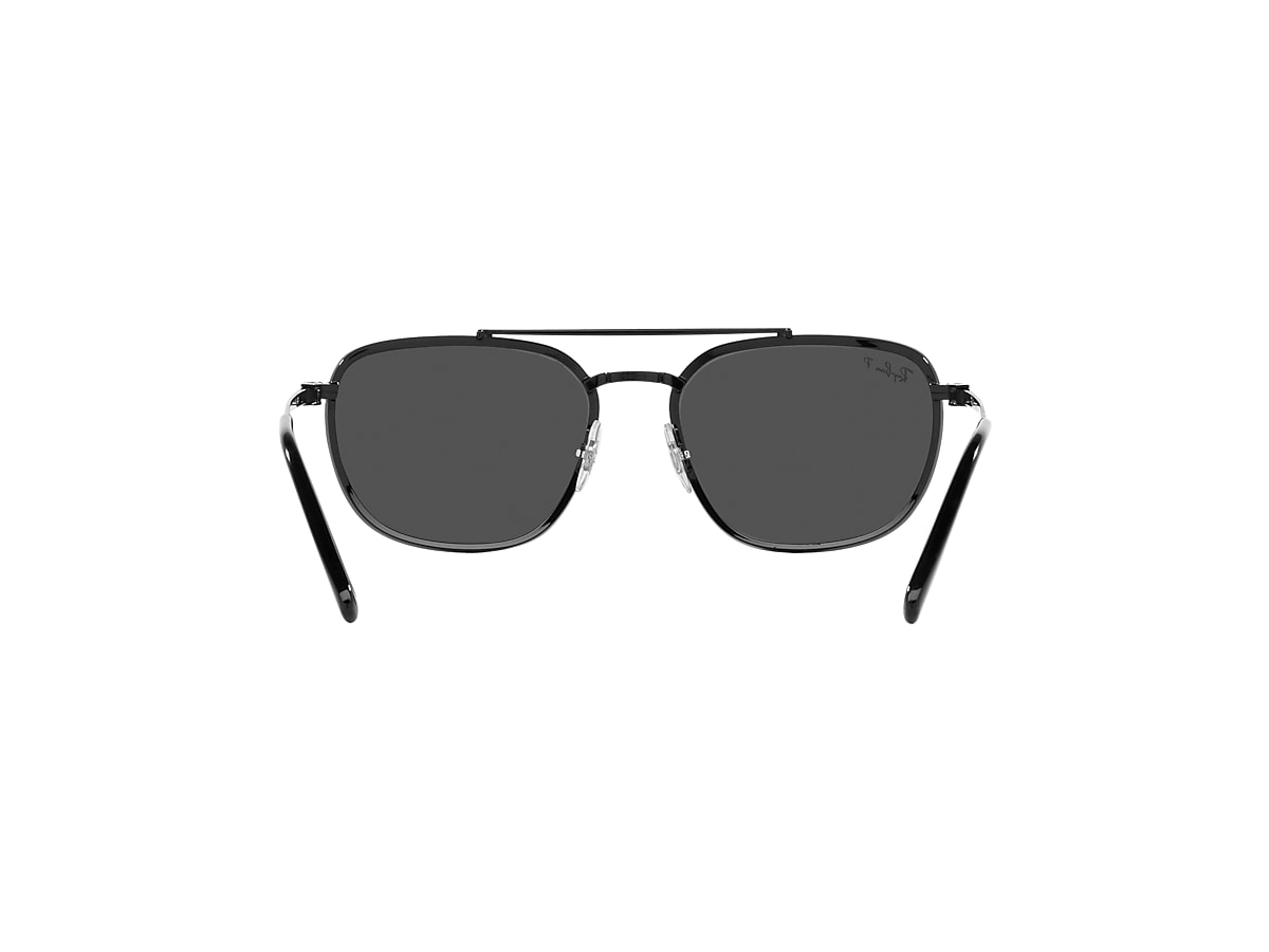 Ray-Ban Rb3708 Chromance Sunglasses Black Frame Grey Lenses Polarized 56-18