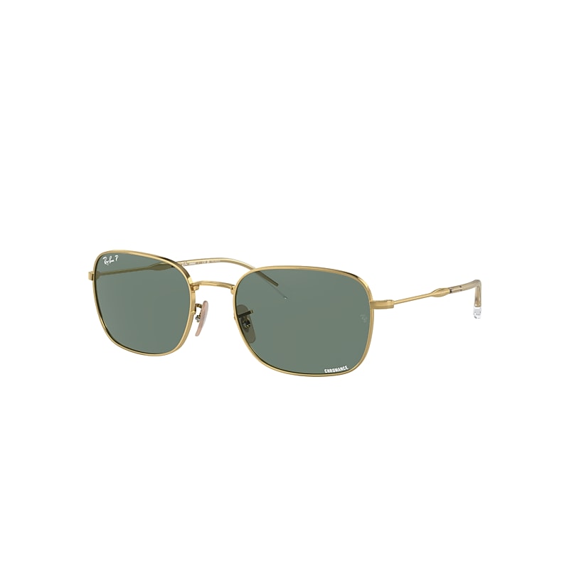 Ray Ban Sunglasses Unisex Rb3706 - Gold Frame Grey Lenses Polarized 54-20 In Gold