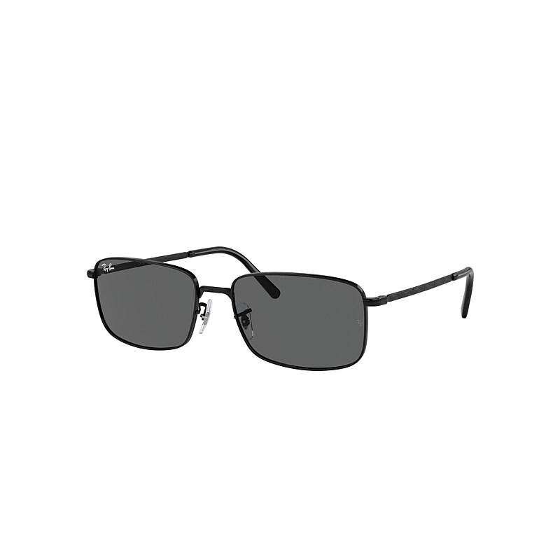 Ray Ban Sunglasses Unisex Rb3717 - Black Frame Grey Lenses 60-18 In Black