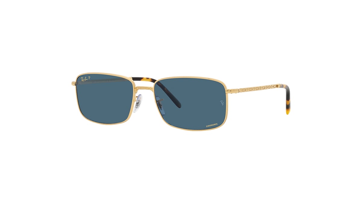 RB3717 Sunglasses in Gold and Blue - RB3717 | Ray-Ban® US