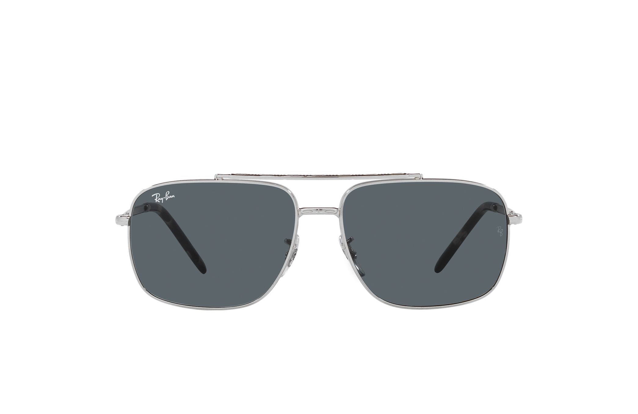 Ray-Ban Sunglasses Rb3796 Silver Frame Blue Lenses