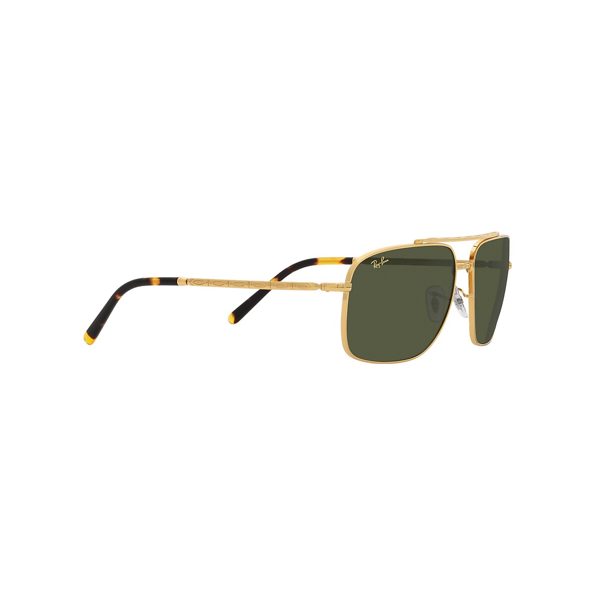 Ray-Ban RB3796 59 Dark Green & Gold Polarized Sunglasses