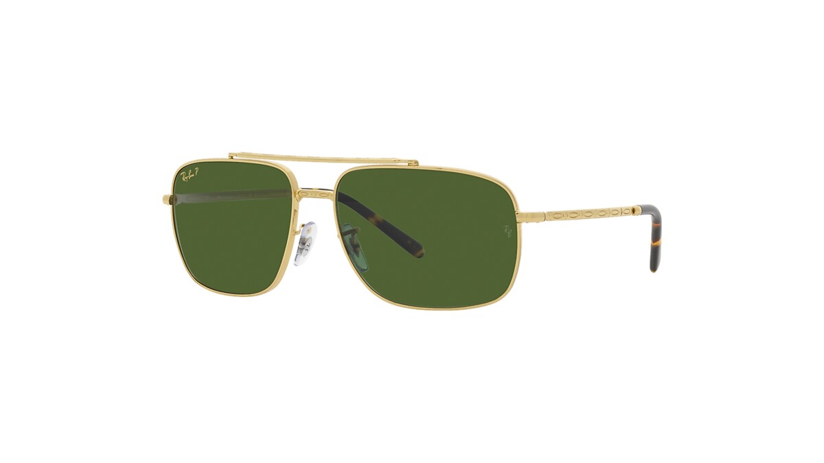 RB3796 Sunglasses in Gold and Dark Green - RB3796 | Ray-Ban