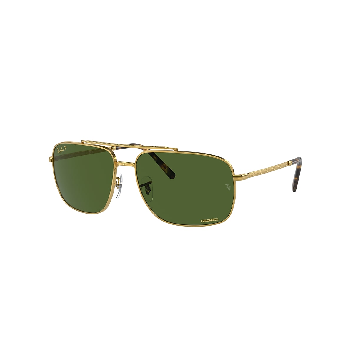 RB3796 Sunglasses in Gold and Dark Green - RB3796 | Ray-Ban 