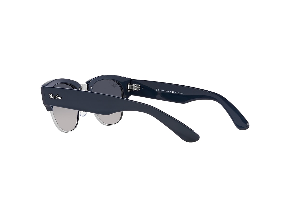 MEGA CLUBMASTER Sunglasses in Blue On Silver and Blue - RB0316S