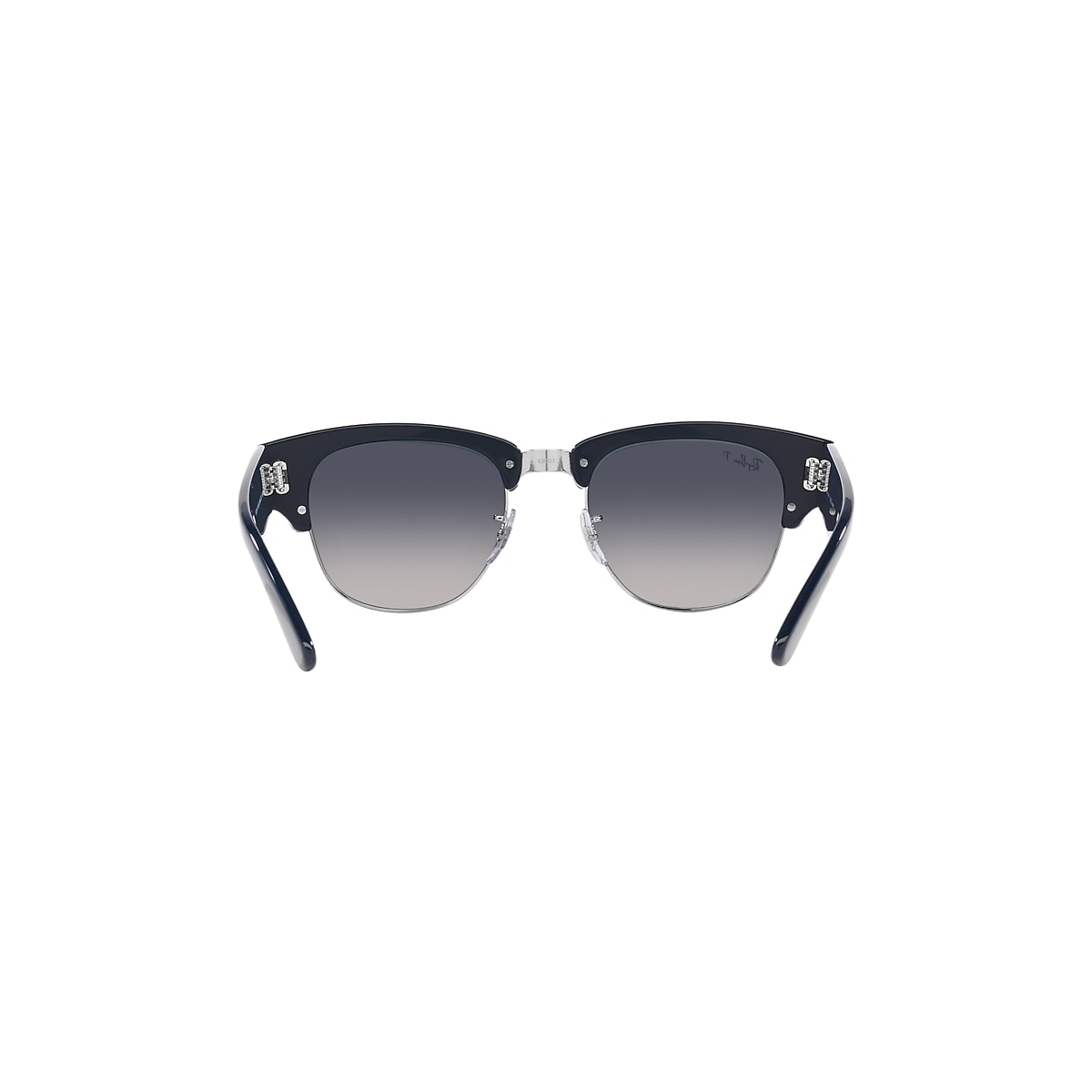 MEGA CLUBMASTER Sunglasses in Blue On Silver and Blue - RB0316S 